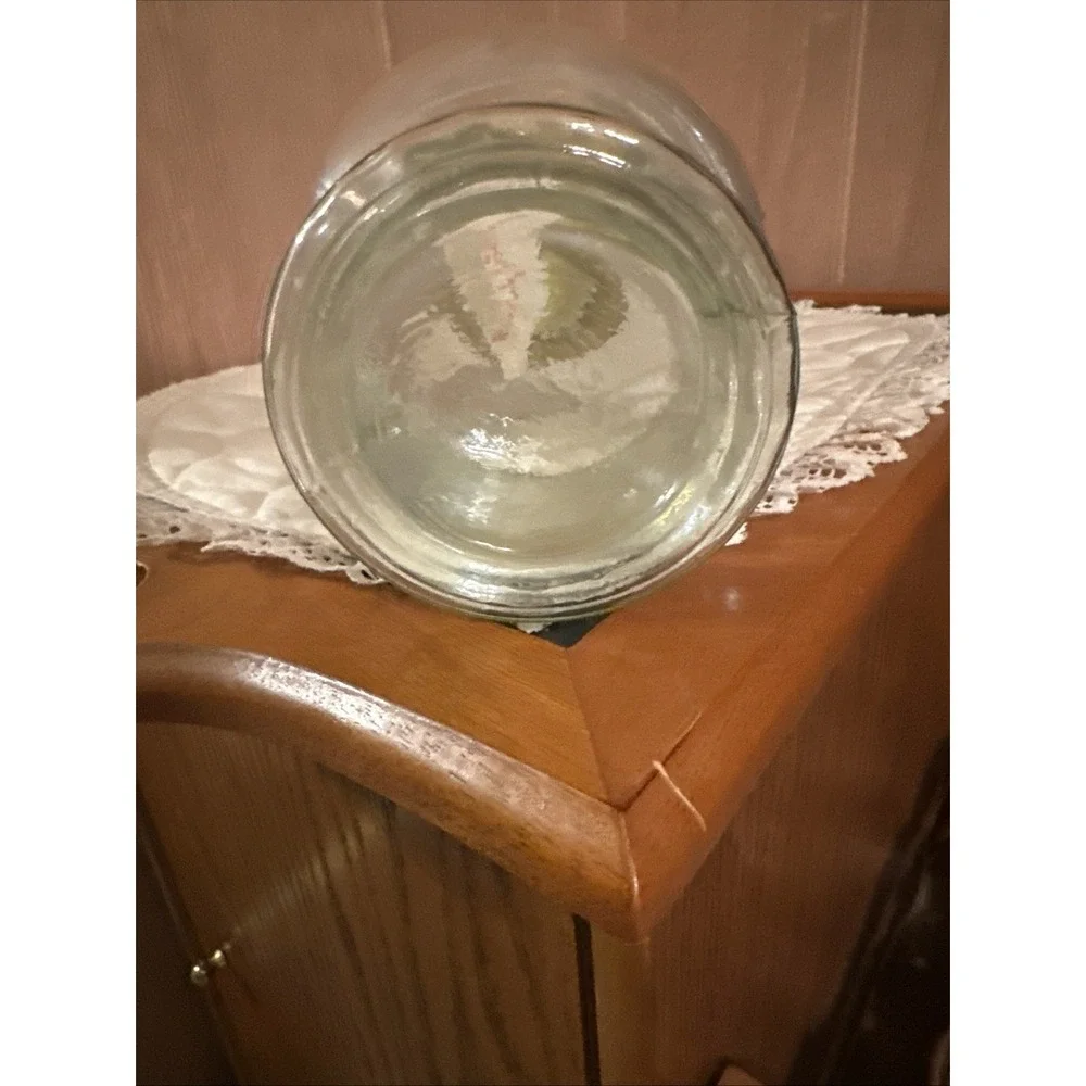 Vintage Iridescent Clear Glass 6